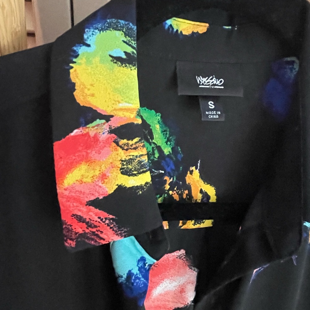 Black Floral Blouse - Picture 2 of 3